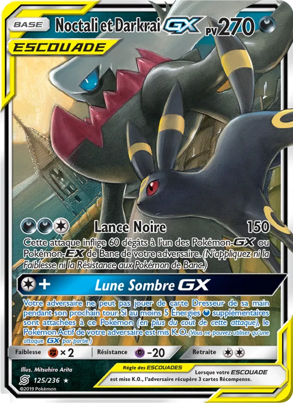Noctali et Darkrai GX 125/236
