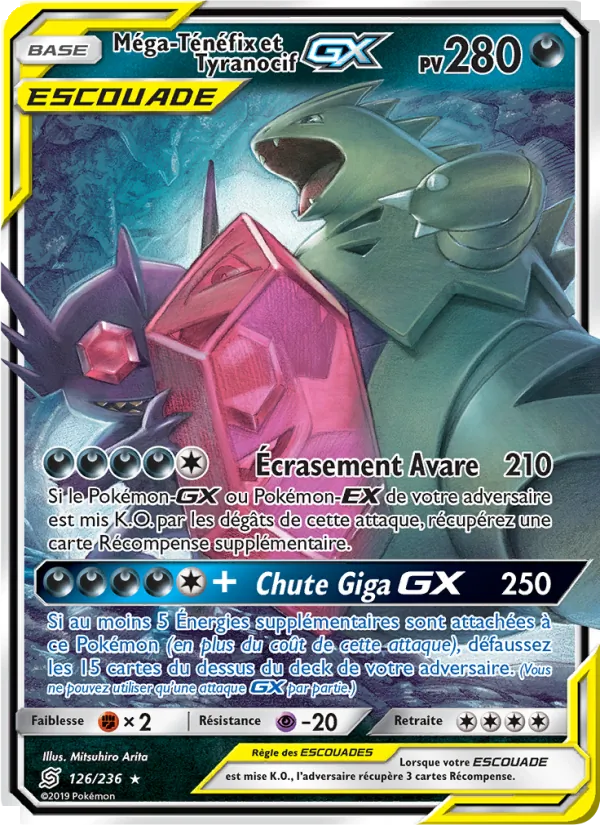 Méga-Ténéfix et Tyranocif GX 126/236