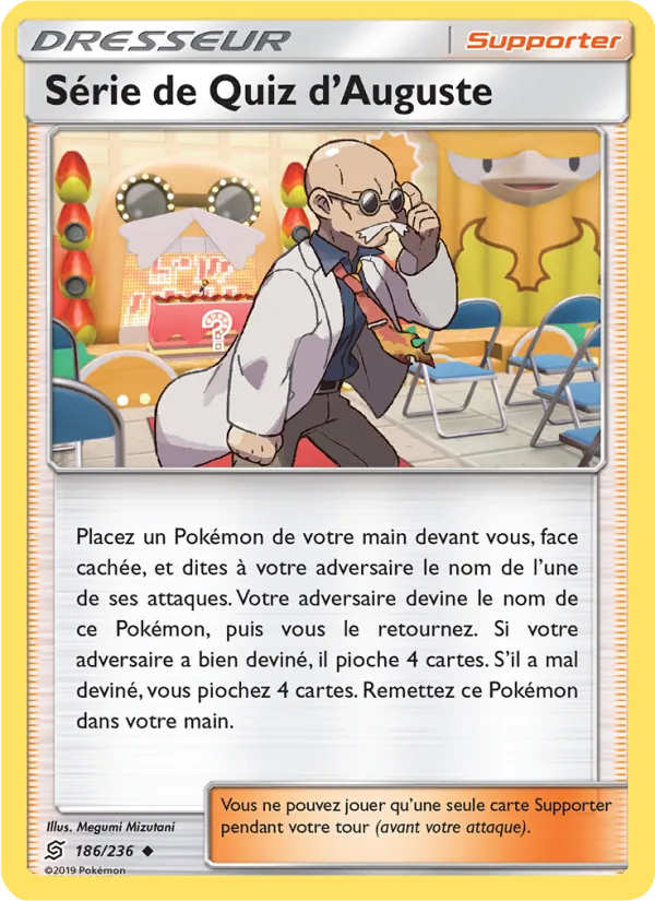 Série de Quiz d’Auguste 186/236
