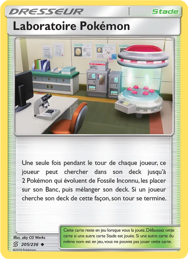 Laboratoire Pokémon 205/236