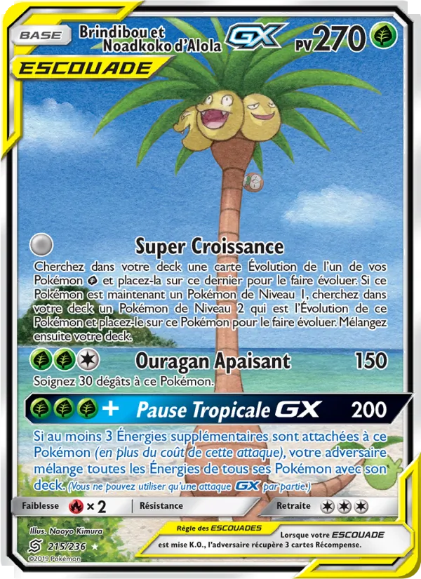 Brindibou et Noadkoko d’Alola GX 215/236