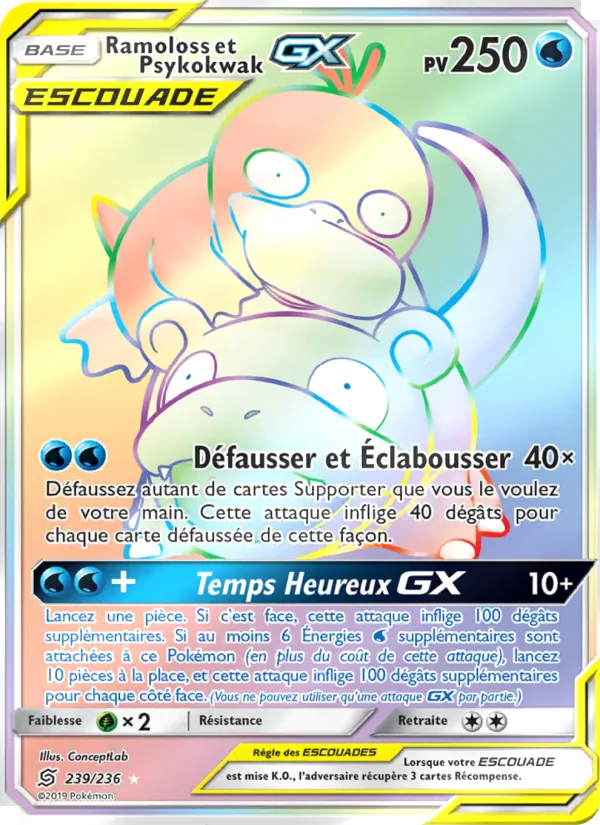 Ramoloss et Psykokwak GX 239/236