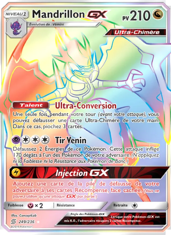 Mandrillon GX 249/236