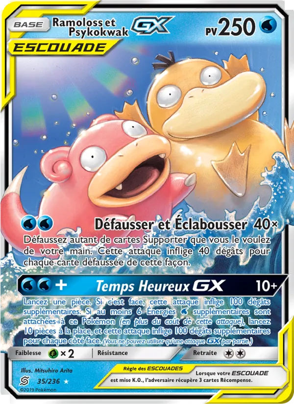 Ramoloss et Psykokwak GX 35/236