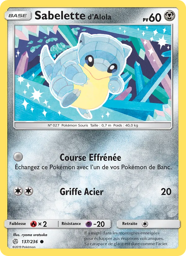 Sabelette d’Alola 137/236
