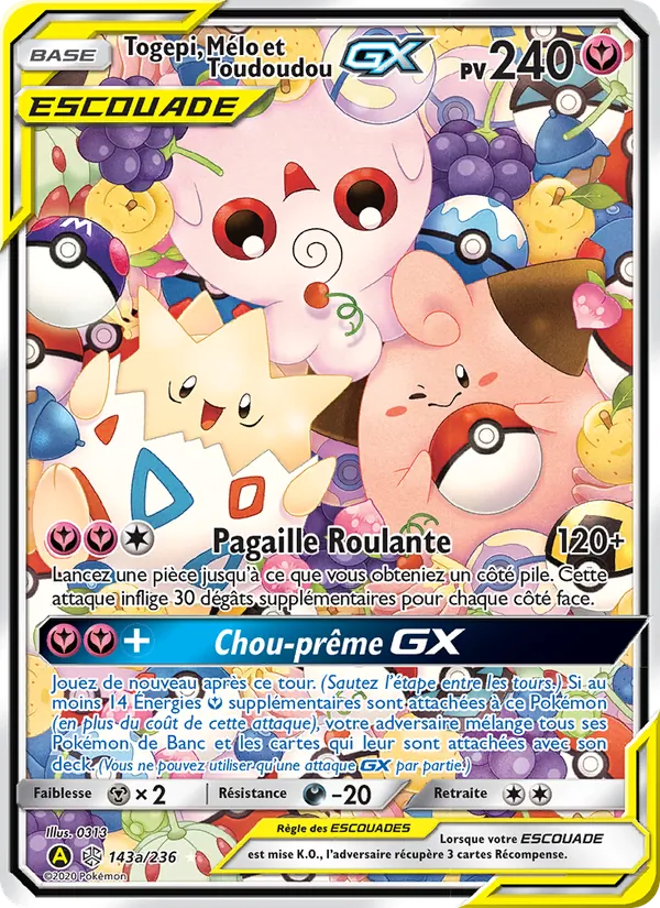 Togepi, Mélo et Toudoudou GX 143/236