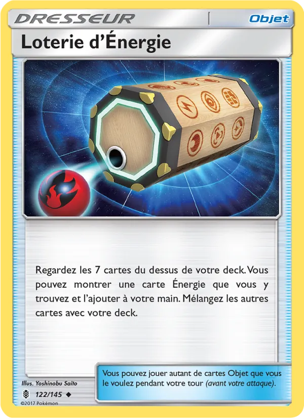 Loterie d’Énergie 122/145