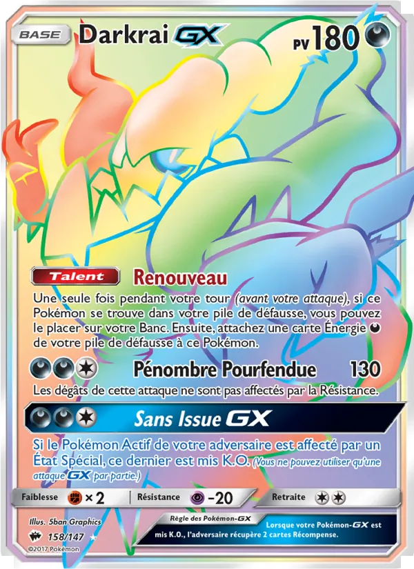 Darkrai GX 158/147