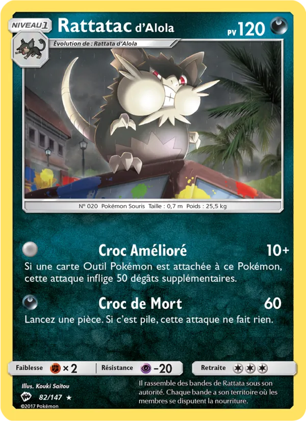 Rattatac d’Alola 82/147