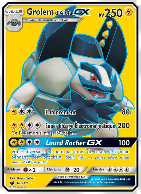 Grolem d’Alola GX 102/111