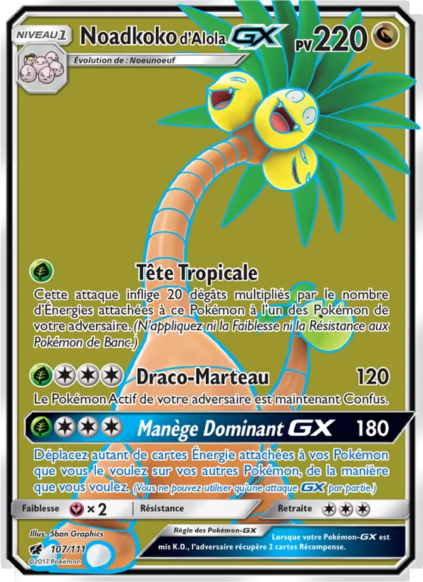 Noadkoko d’Alola GX 107/111