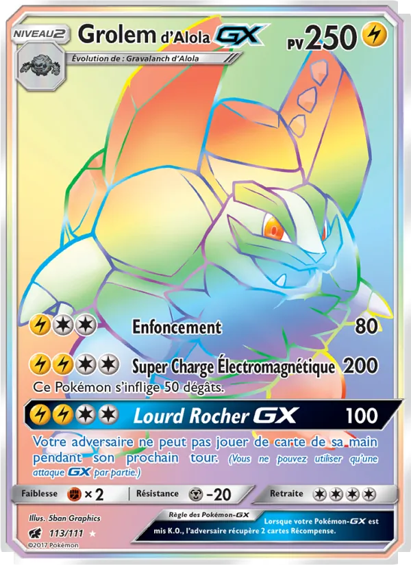 Grolem d’Alola GX 113/111