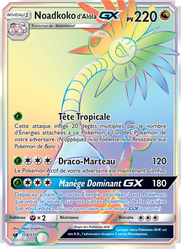 Noadkoko d’Alola GX 118/111
