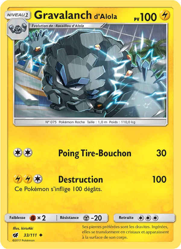 Gravalanch d’Alola 33/111