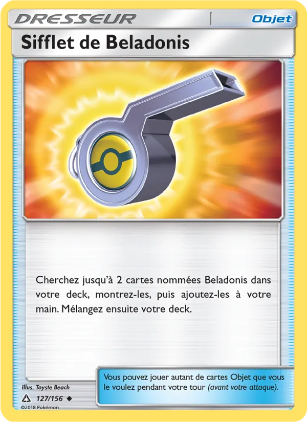 Sifflet de Beladonis 127/156