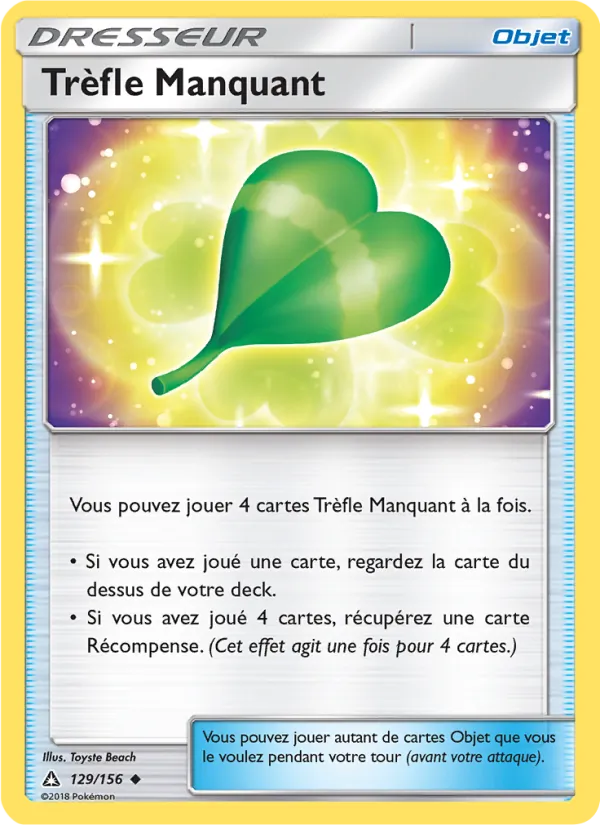 Trèfle Manquant 129/156