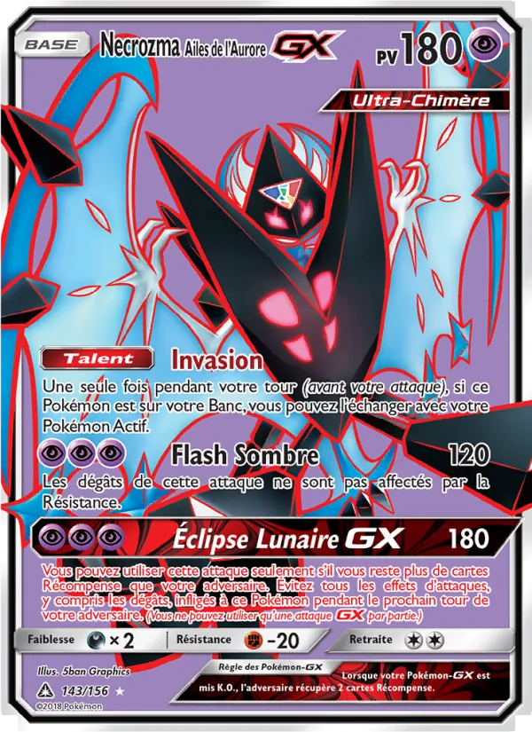 Necrozma Ailes de l’Aurore GX 143/156