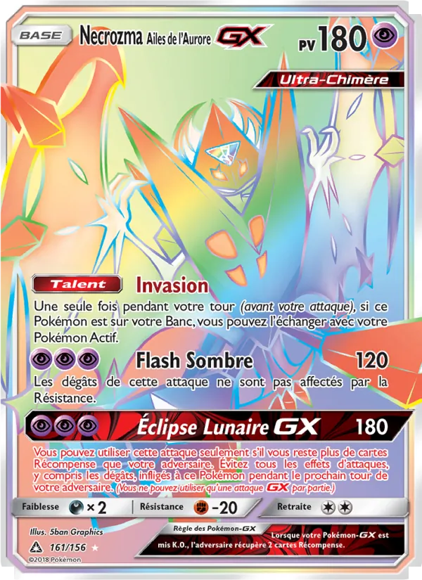 Necrozma Ailes de l’Aurore GX 161/156