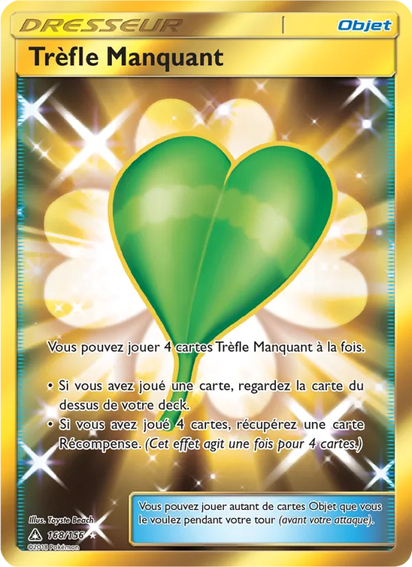 Trèfle Manquant 168/156