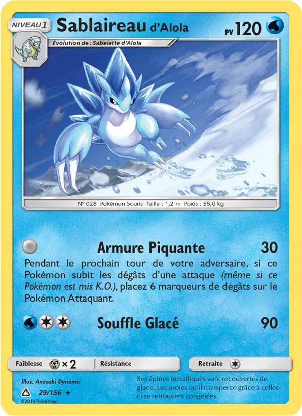 Sablaireau d’Alola 29/156