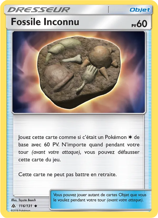 Fossile Inconnu 116/131