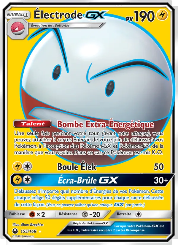 Électrode GX 155/168