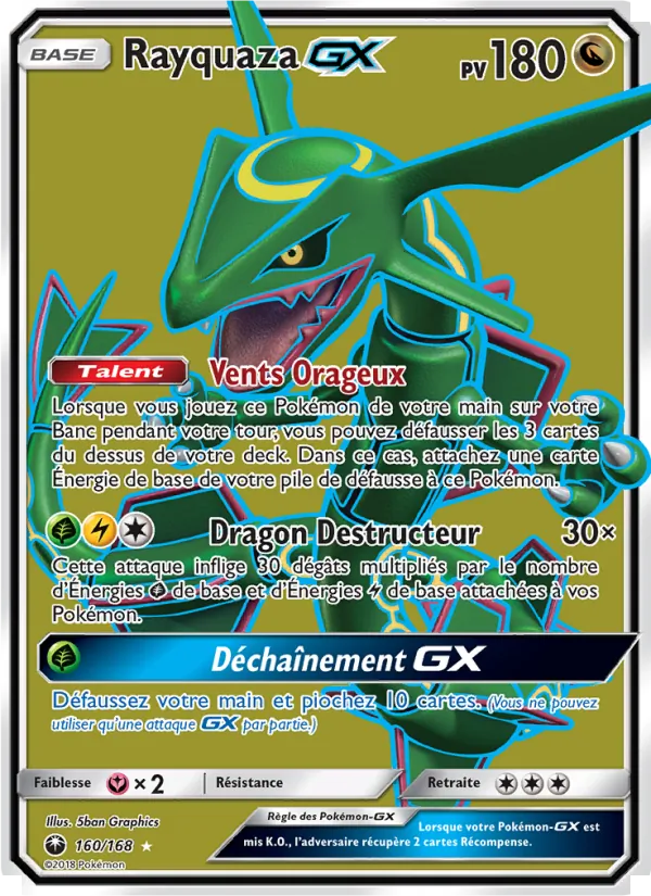 Rayquaza GX 160/168