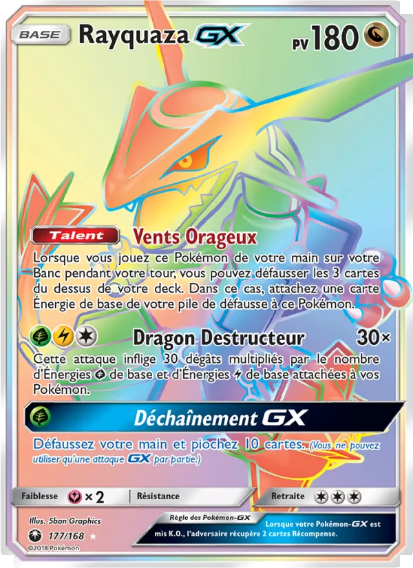 Rayquaza GX 177/168