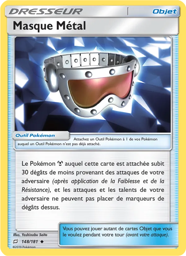 Masque Métal 148/181