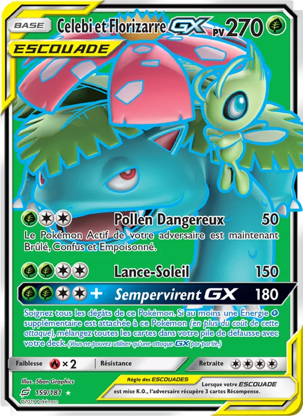 Celebi et Florizarre GX 159/181
