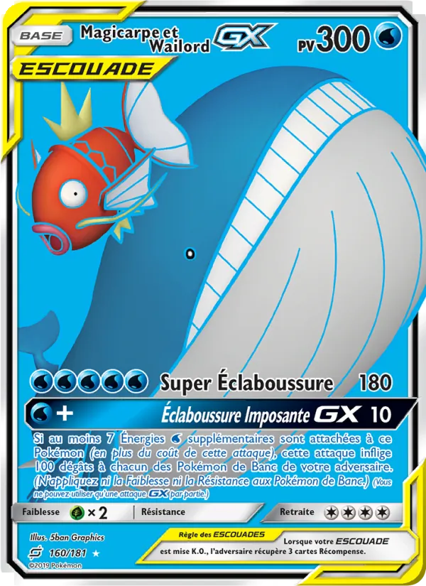 Magicarpe et Wailord GX 160/181