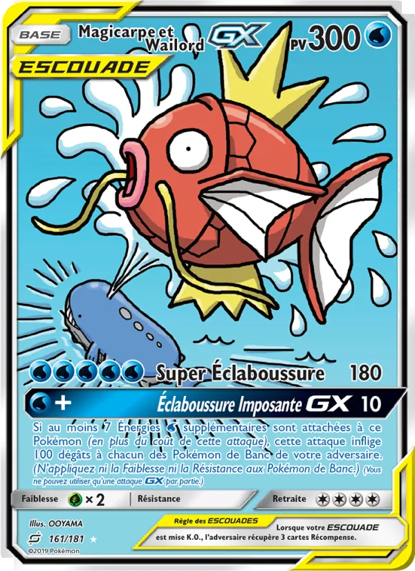 Magicarpe et Wailord GX 161/181