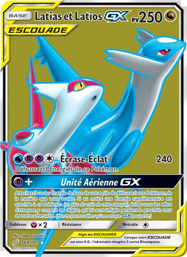 Latias et Latios GX 169/181