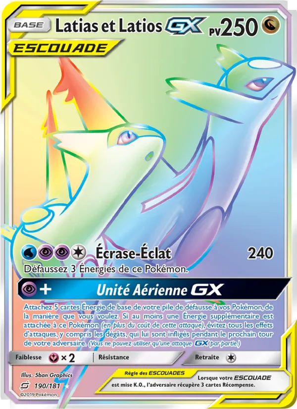 Latias et Latios GX 190/181