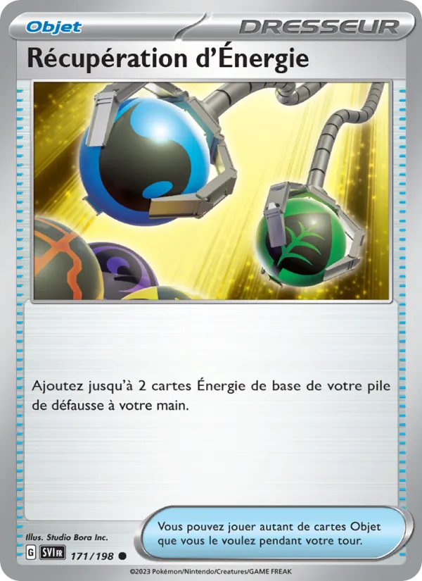 Récupération d'Énergie 171/198