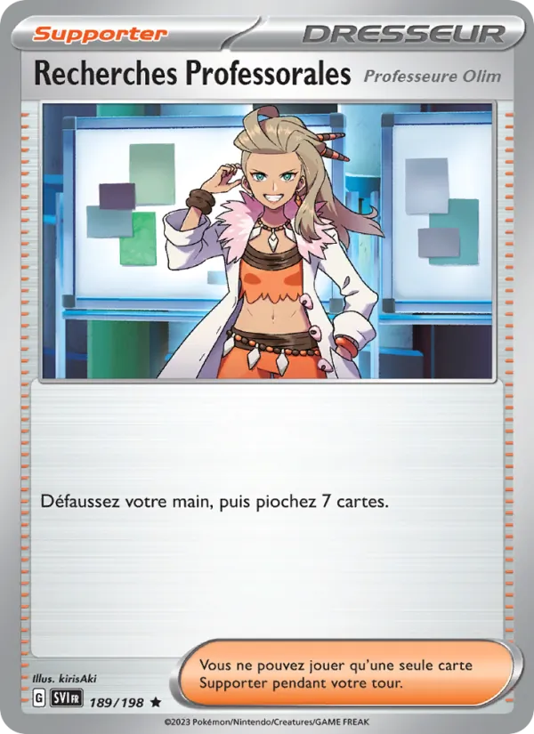 Recherches Professorales 189/198