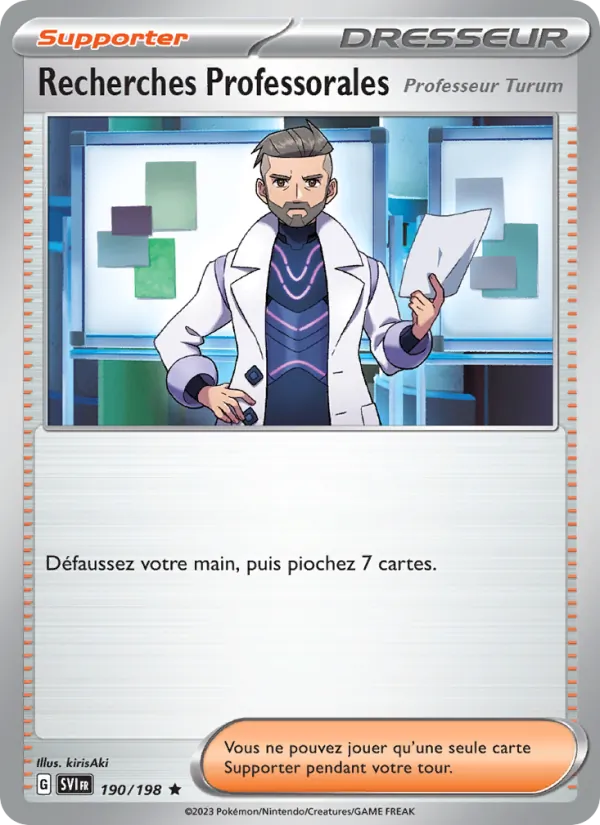 Recherches Professorales 190/198