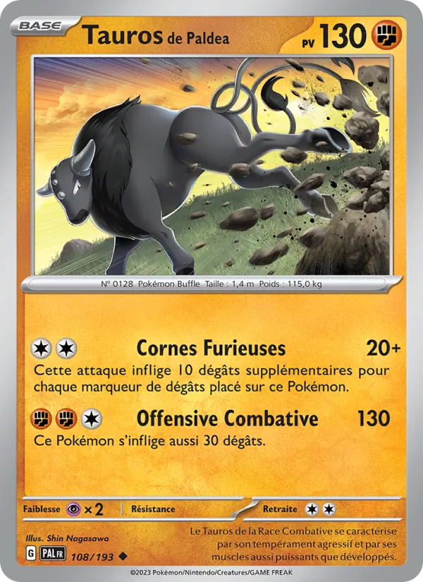 Tauros de Paldea 108/193