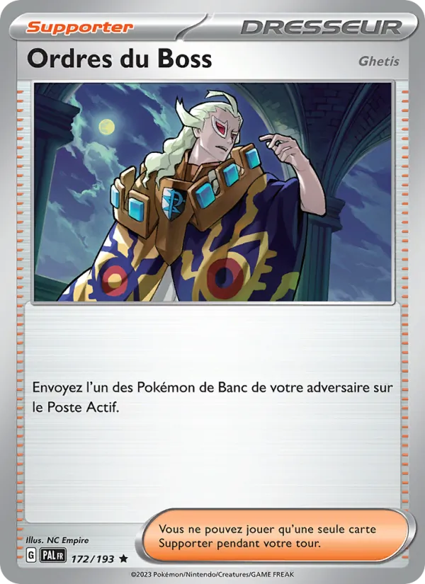 Ordres du Boss 172/193