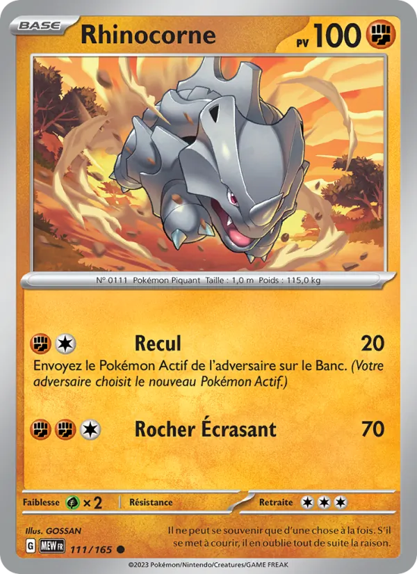 Rhinocorne 111/165