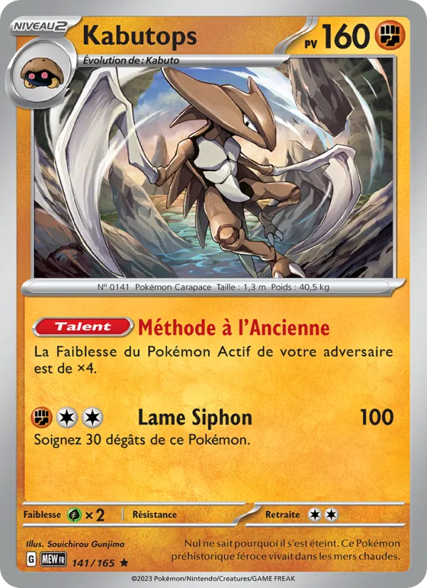 Kabutops 141/165