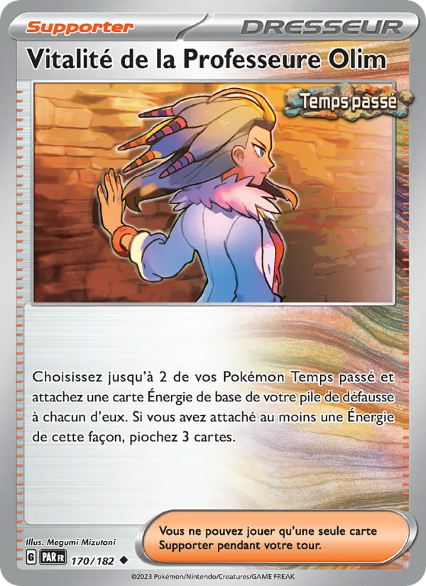 Vitalité de la Professeure Olim 170/182