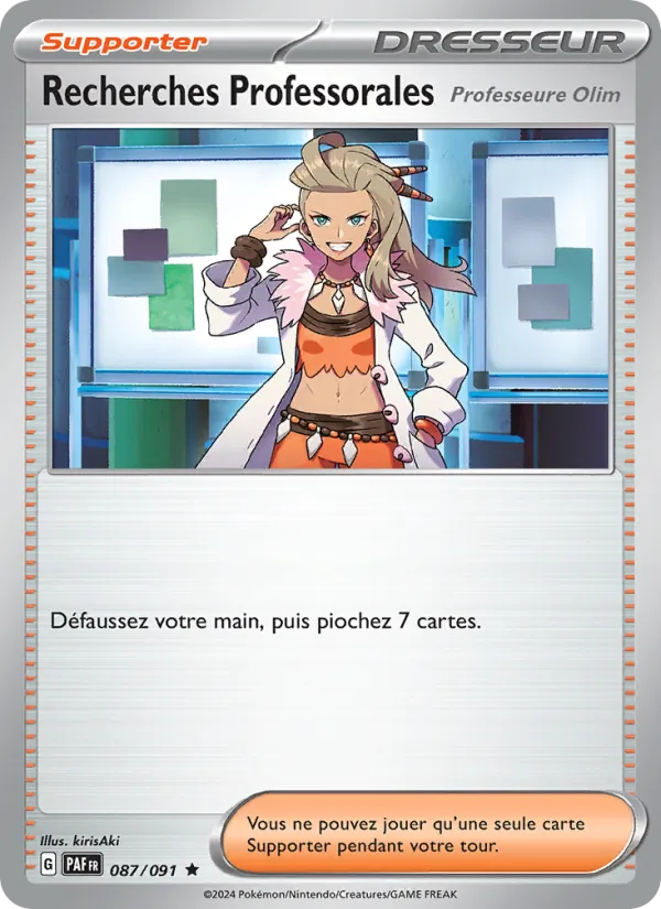 Recherches Professorales 087/91