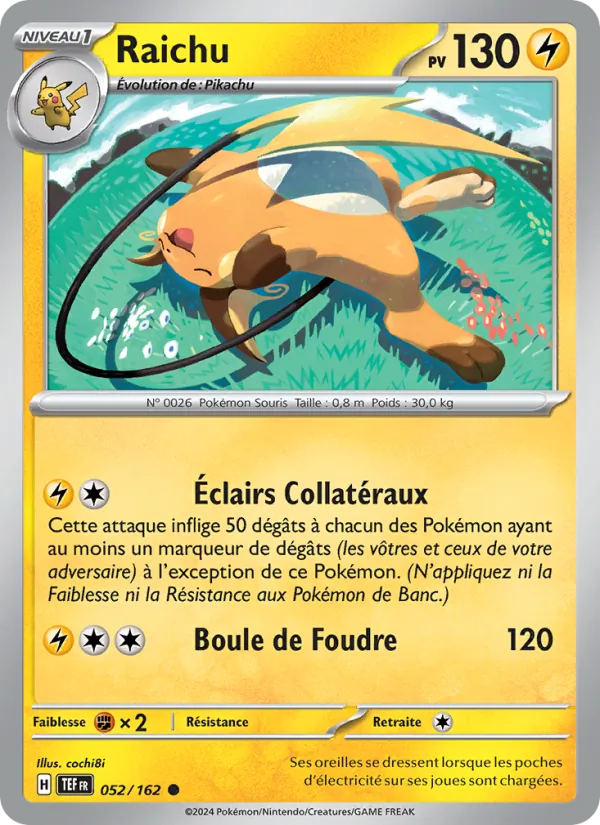 Raichu 052/162