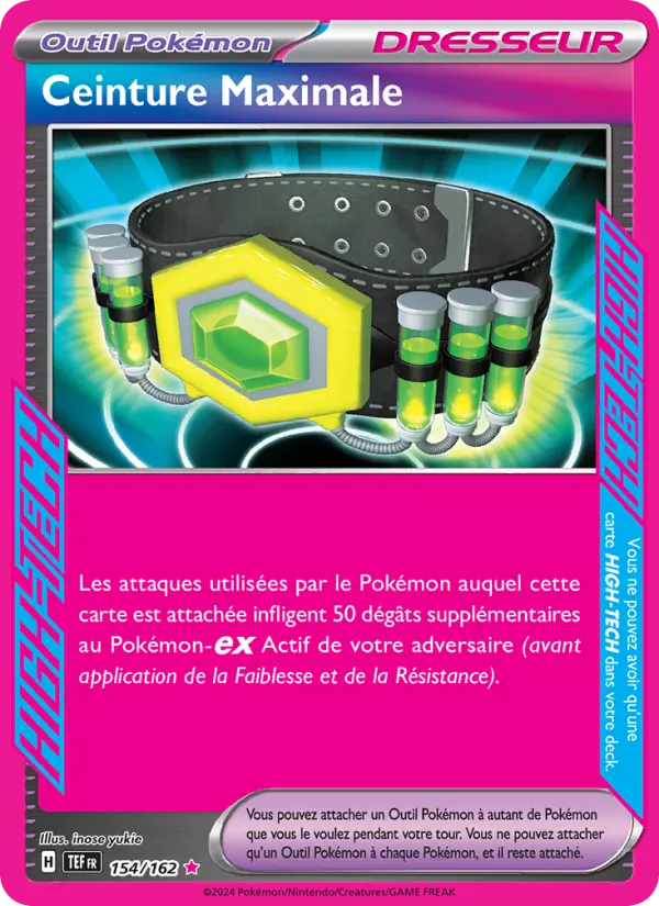 Ceinture Maximale 154/162