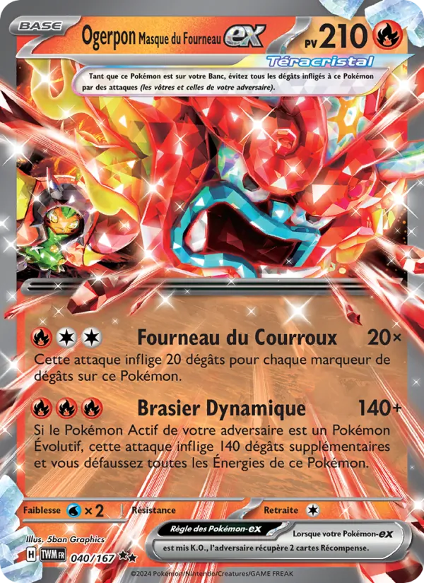 Ogerpon Masque du Fourneau-ex 040/167