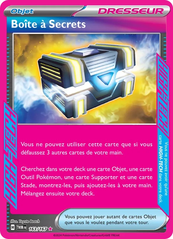 Boîte à Secrets 163/167