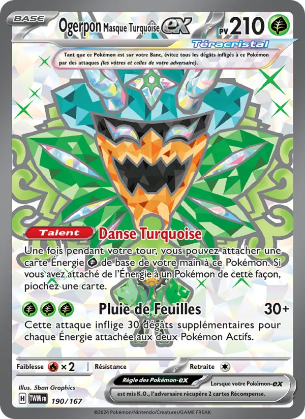 Ogerpon Masque Turquoise-ex 190/167