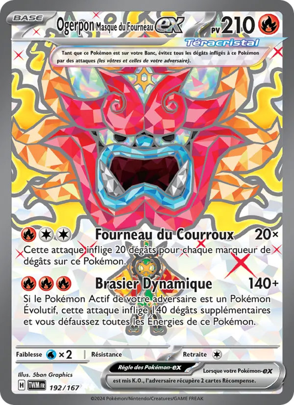 Ogerpon Masque du Fourneau-ex 192/167