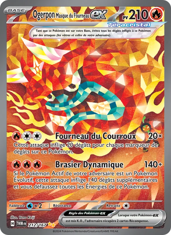 Ogerpon Masque du Fourneau-ex 212/167